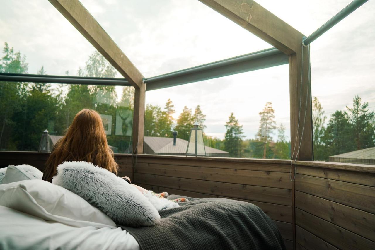 Revontuli Resort Glass Igloos Hankasalmi Esterno foto