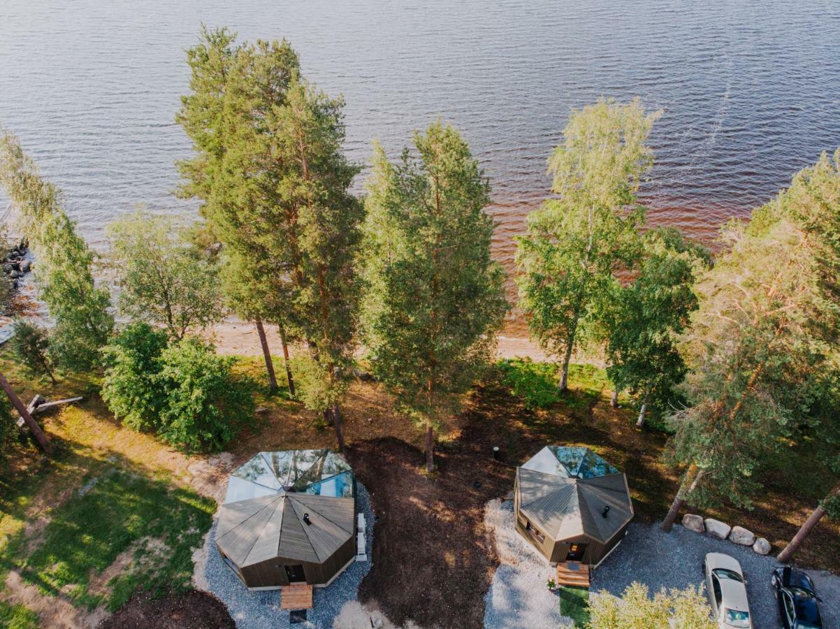 Revontuli Resort Glass Igloos Hankasalmi Esterno foto