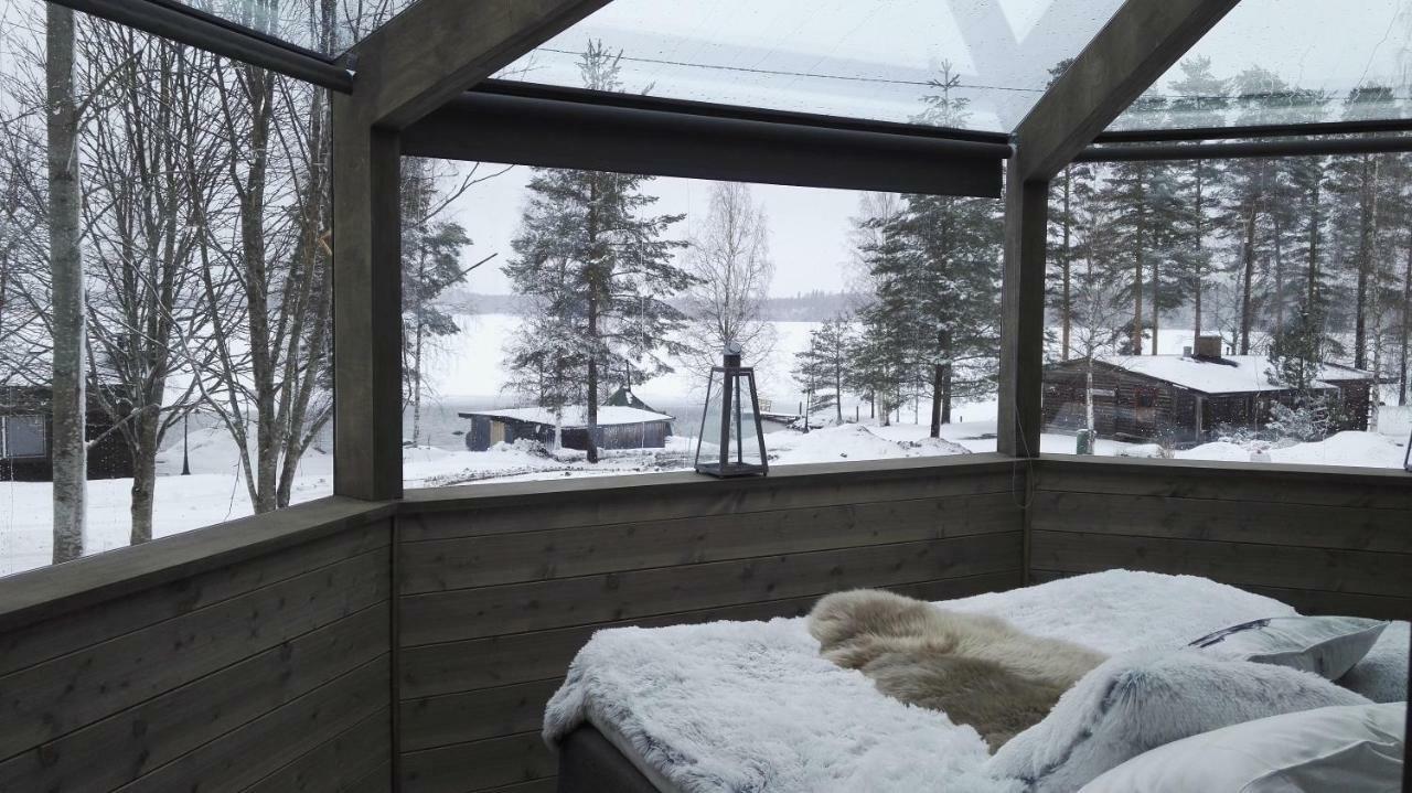 Revontuli Resort Glass Igloos Hankasalmi Esterno foto